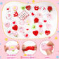30 Pcs Mochi Squishys Toy, Valentines Day Gifts For Kids, Valentines Day Cards For Kids,Valentines Gift Birthday Party Favors Fo