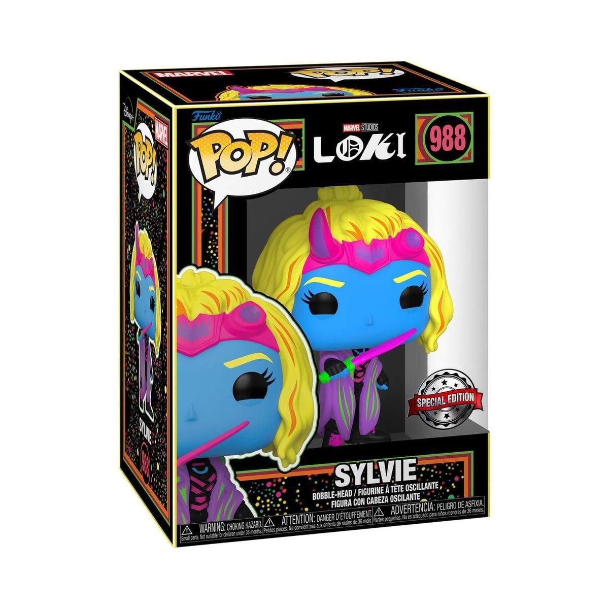 Funko POP TV: Marvel Loki Sylvie (Blacklight) (Target limited availability)