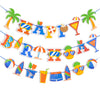 Sunbeauty Tea Happy Birthday Banner Floral Garland Birthday Banner For Alice In Wonderland Tea Party Decorations Photo Booth Bac