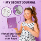 Piccassio Diy Journal Kit For Girls - Complete Scrapbooking & Journaling Craft Set, Stationery, Stickers, & Art Supplies - Creat