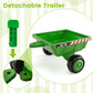 Olakids 12V Kids Ride On Tractor, Battery Powered Motorized Electric Car With Trailer, Dual Motors, Remote Control, Light, Music, Usb, Toddler Vehicle Toys For Boys Girls (Green)