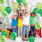 Dinosaur Balloons, 12 Inch Dino Printed Balloons Green White Lime Green Latex Balloons For Birthday Party Jungle Dinosaur Themed