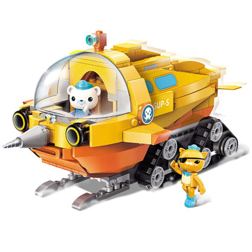 Baseplates For Age 6+ Building Block Octonauts Ocean Adventure Gup-S Polar Exploration Vehicle & Barnacles Kwazii 275Pcs Buildin