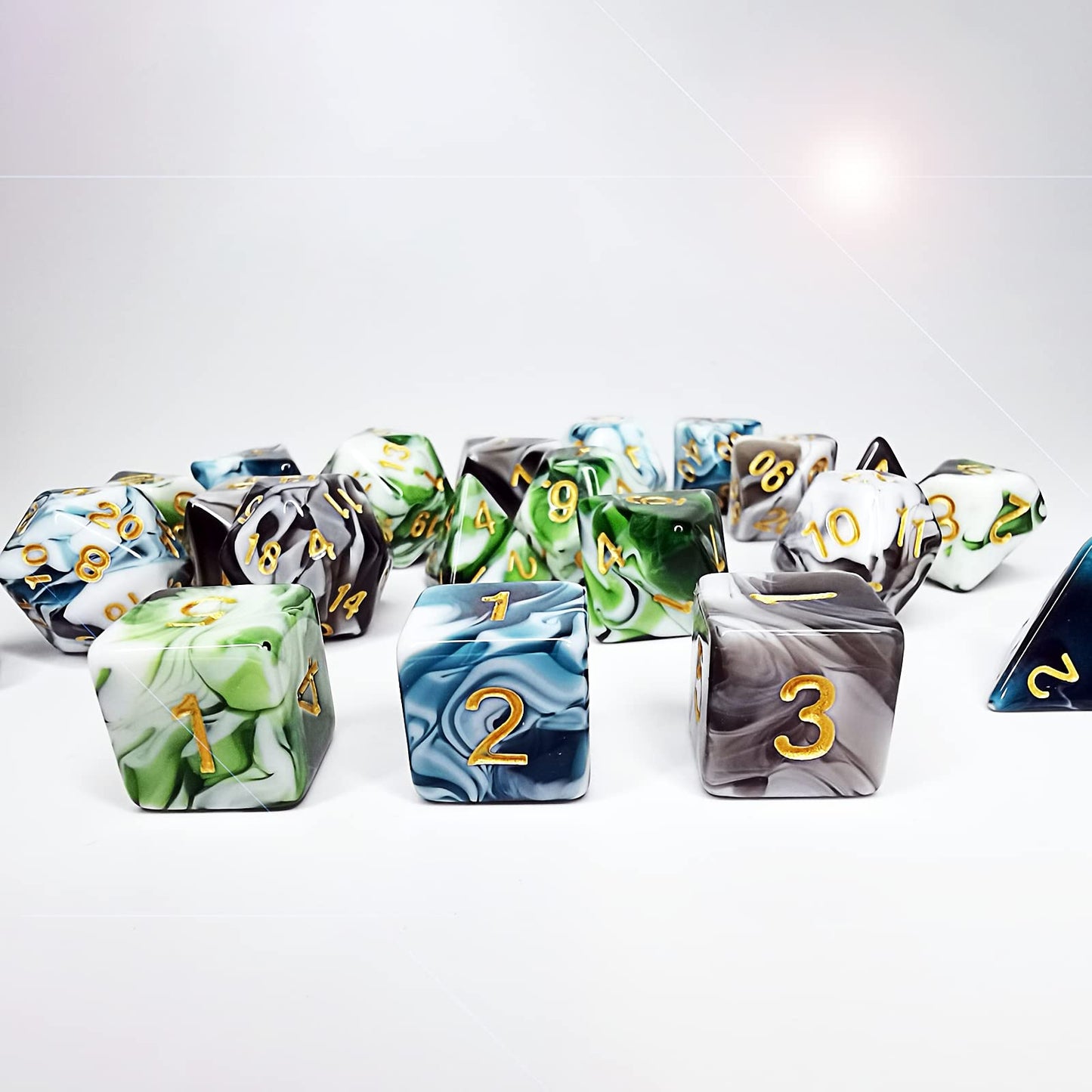 Dnd Dice Set 3 Sets Polyhedral Dice For Dungeons And Dragons Dnd Dice Trpg Table Board Roll Playing Games