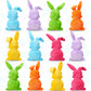 Winnerwhy 24 Pcs Easter Plush Toys 6 Inch Mini Bunny Stuffed Animal Bulk Pastel Bunny Plush Toys Rabbits Easter Basket Stuffers