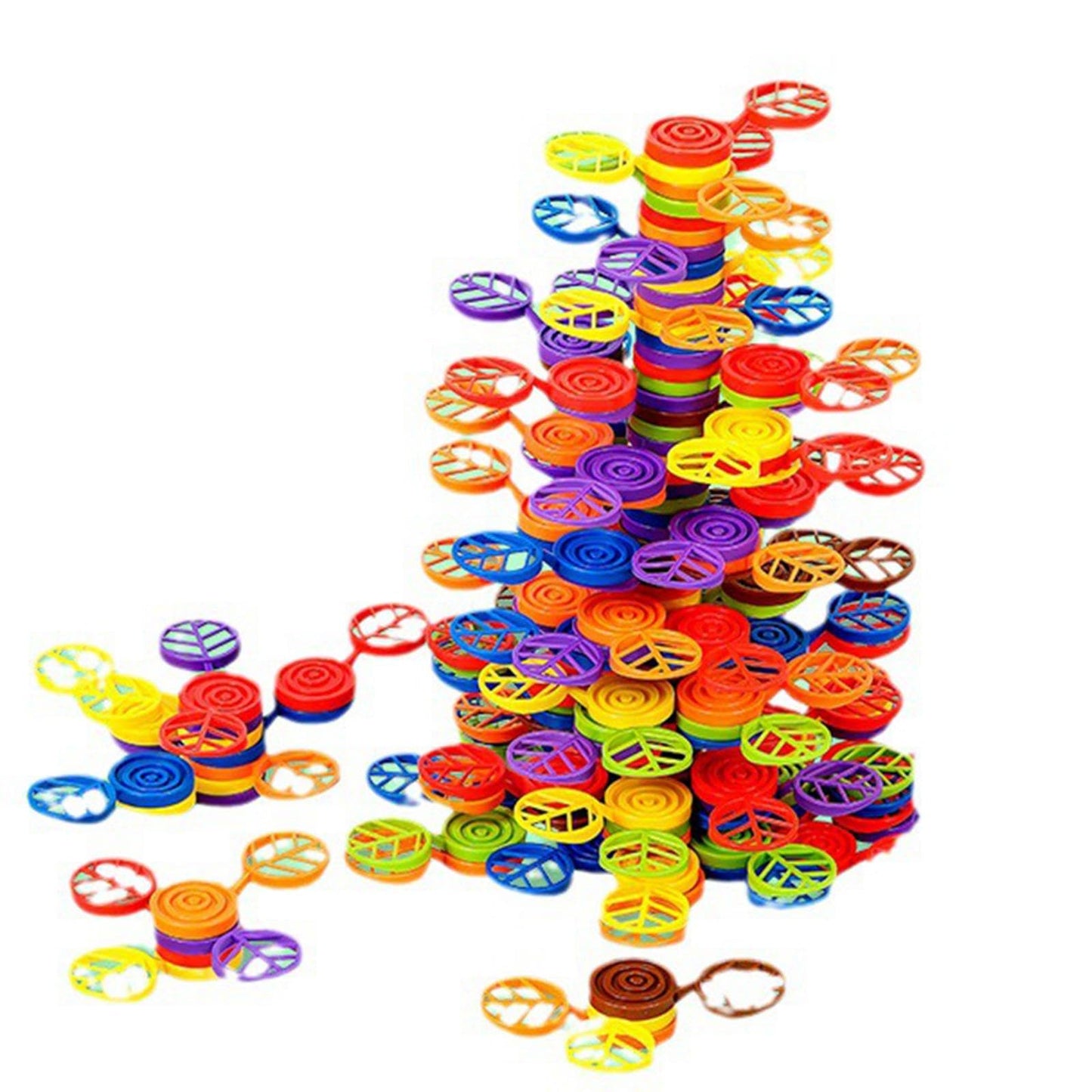 Atorse Montessori Toys Fine Motor Skill Balance Block For Boys Unisex Children 56 Pieces|Baby | Toys For Baby | Developmental Ba
