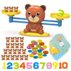REMOKING Bear Balance Game, Funny Math Counting Toy with Numbers, Little Bears, Game Cards, Coins, Great Gifts for Kids 3 Years 