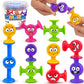 Suction Toys Toddlers Bath Toys: 24 Pcs Emotion Sensory Suction Toys For Toddler, Kids Social Emotional Suction Sensory Travel Toys Suction Cup Toys For Autistic Children Special Needs