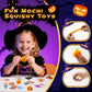Halloween Mochi Squishy Toys 24 Pack with Gift Cards  Mini Squishy Toys  Halloween Toys Bulk Party Favors for Kids  Trick or Treat  Stress Relief Toys  Birthday Gift  Classroom Prizes
