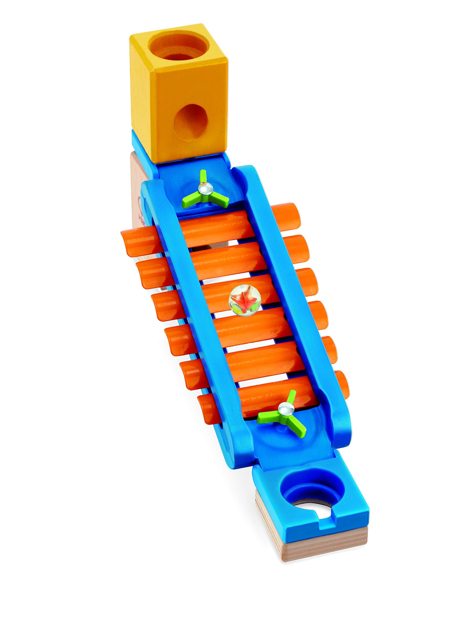 Hape 13Pcs Quadrilla Sonic Playground Marble Run Attachment| Educational Construction Toys For 4 Years And Up