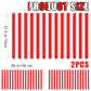 Preboun 2 Pcs Carnival Tent Circus Carnival Hanging Decorations 27.6x59 Circus Awning Decoration Red and White Awning Wall D