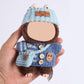 Clothes Outfit for Dolls  enhanced Blue Doll Accessories with Fashion Clothes Bear Hat Crossbody Bags Chic Style Set for Decoration Supplies