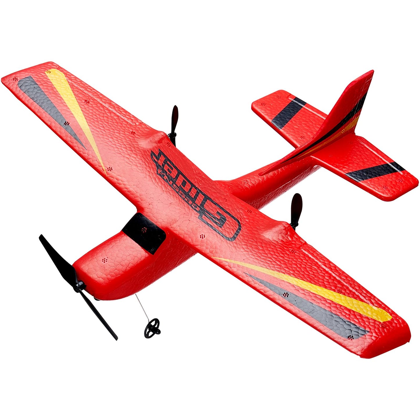 Vevor Rc Airplane, 2.4Ghz 2 Channel Remote Control Aircraft With 6-Axis Gyro Stabilizer, Ready To Fly Aircraft Toy With 2 Batter