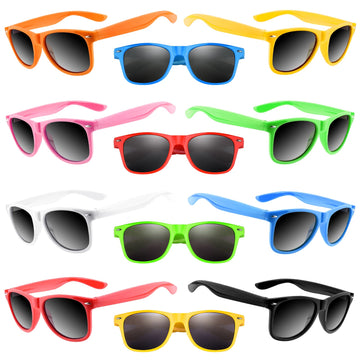 Tuparka 20 Pack Kids Sunglasses Summer Party Supplies Goody Bag Fillers For Pool Party Birthday Party Favors (Mixed Colors)