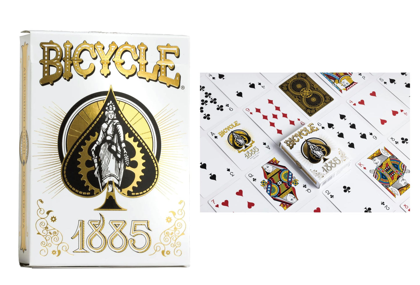 Bicycle Collector'S Edition: 6-Deck Bundle Showcasing Odyssey, 1885, Jubilee, Hidden, Aureo Green, And Aureo Black Playing Cards