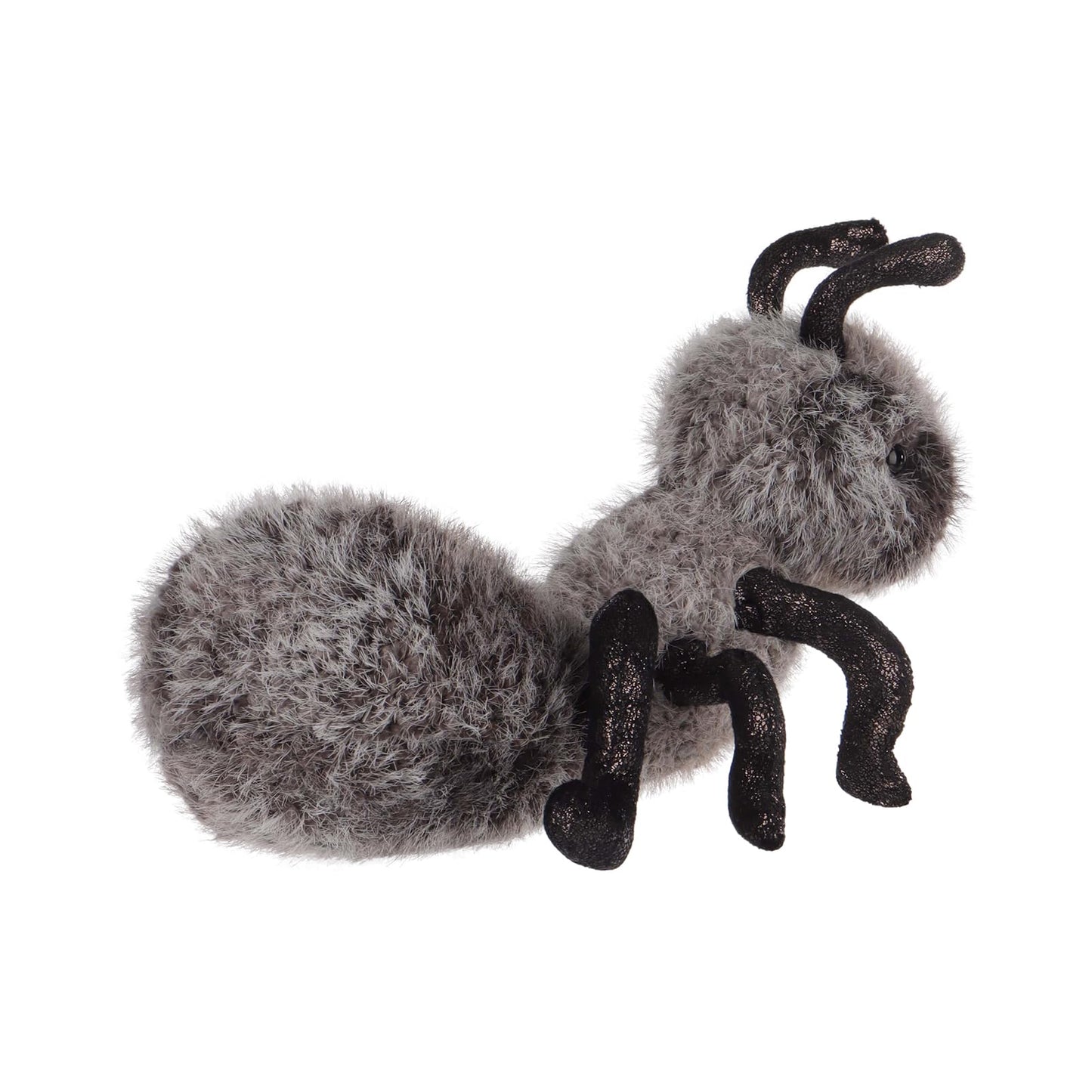Apricot Lamb Ant Plush Stuffed Animals For Kids, Soft Cute Insect Plush Toys For Baby Girl And Boy, Fluffy Ant Black 7.9 Inches