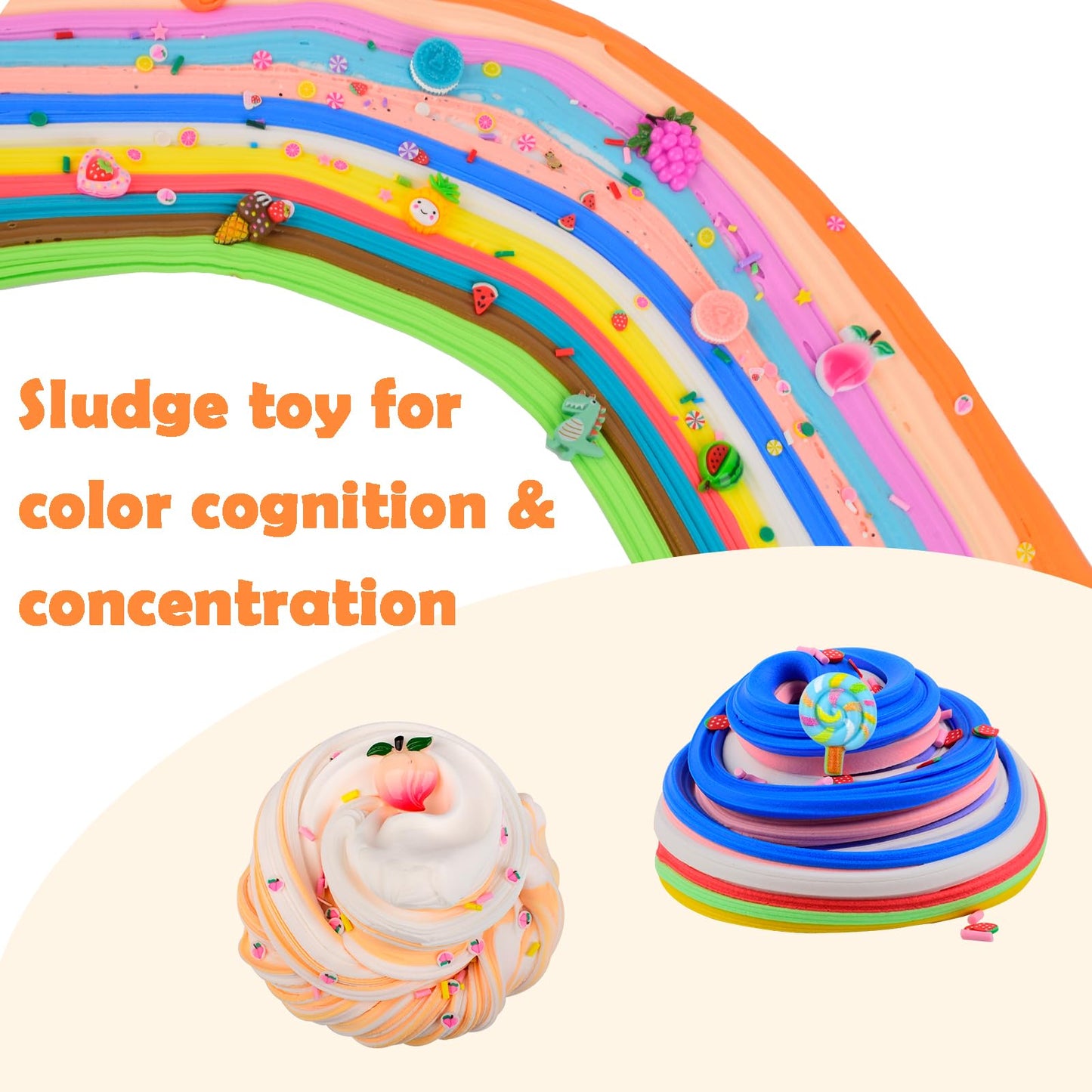 Scented Slime Kit with 11 Pack Butter Slimes  Dual Colored Pink Slime with Kawii Charms  Super Soft and Non-Sticky  Stress Relief Toy Party Favors Birthday Gifts for Girls  Easter Basket Stuffers