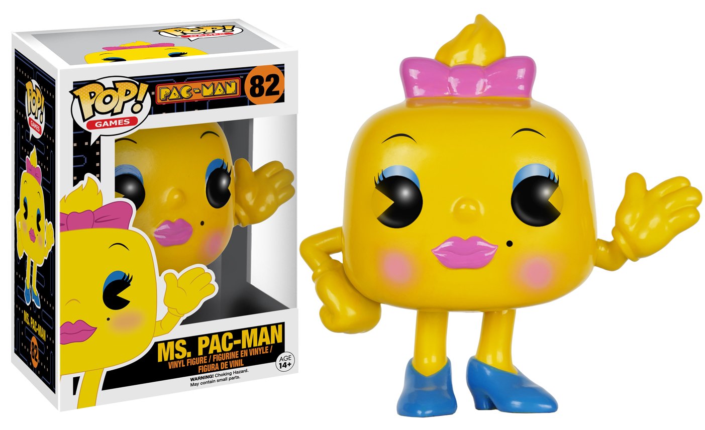 Funko Pop Games: Ms. Pac-Man Action Figure