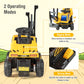 Honey Joy Ride On Excavator, 6V Battery Powered Ride On Construction Vehicles For Kids, Under Seat Storage, Music, Rotatable Sea