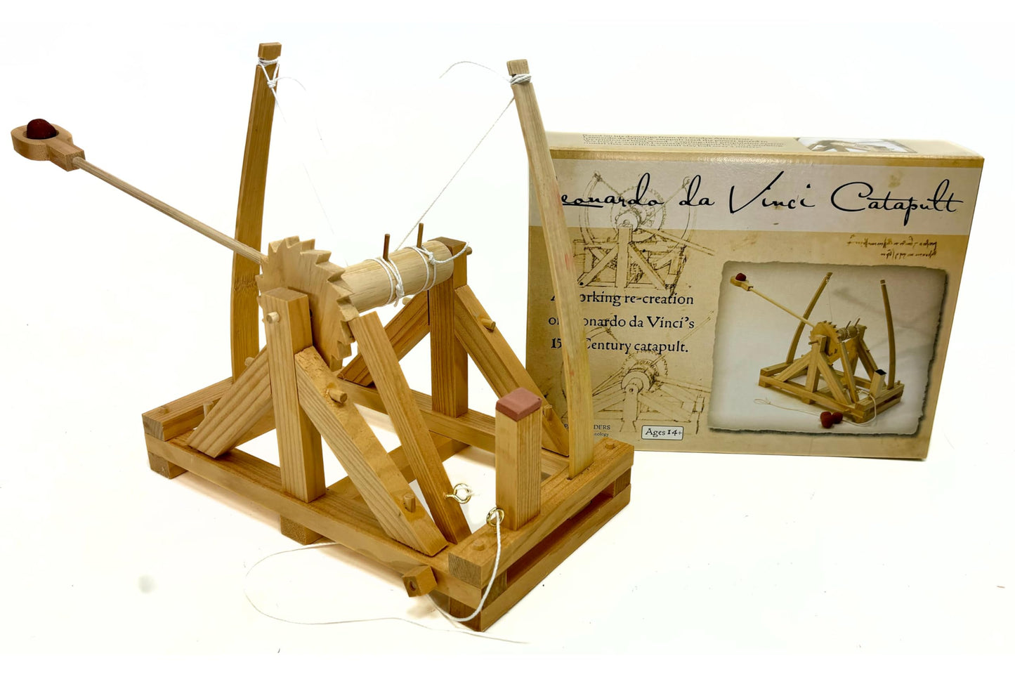 Pathfinders Stem Kits – Leonardo Da Vinci Catapult Kit | Trebuchet Science Kits For Kids Age 12-14 | Stem Toy For Kids Age 12-14 Physics Toys | Engineering Kit | Learning Resource | Engineering
