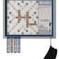 Ws Game Company Scrabble Deluxe 2-In-1 Wall Edition With Dry Erase Message Board