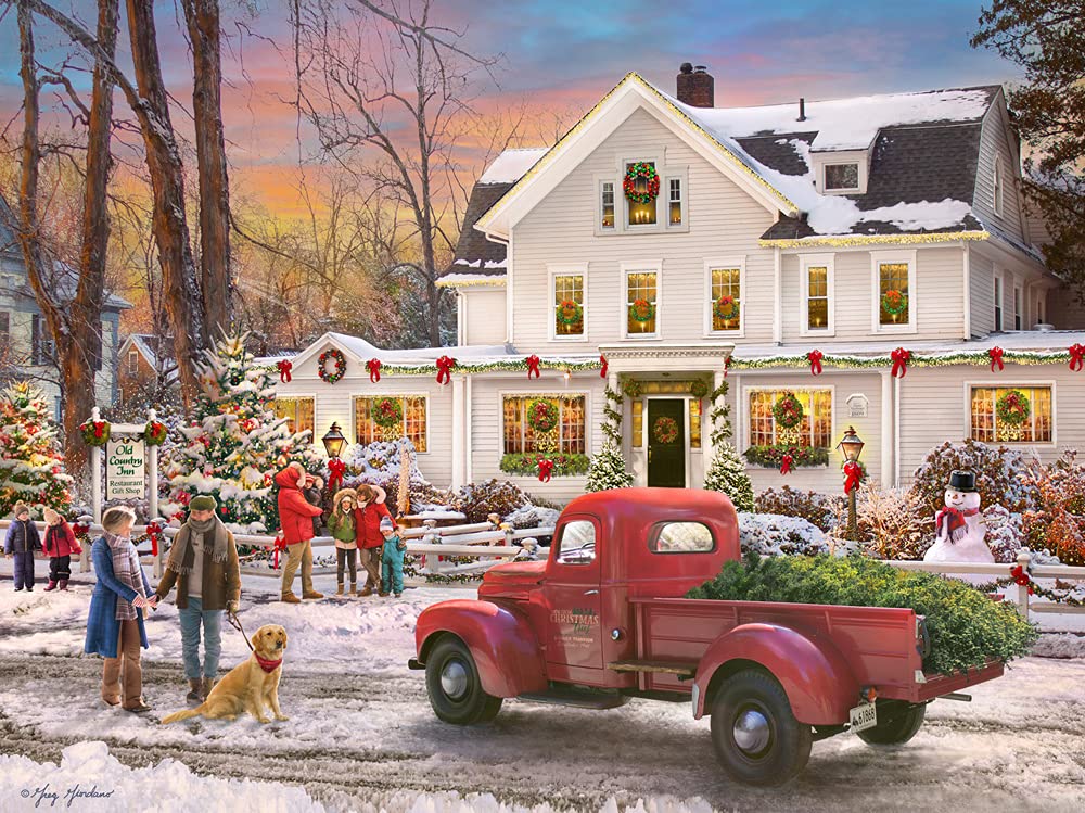 Vermont Christmas Company The Inn At Christmas Jigsaw Puzzle 550 Piece