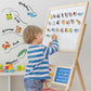 Broytain 40 Animal Fridge Magnets For Toddlers,Animal Foam Refrigerator Magnets Toys For Kids Whiteboard,Learning Games,Educatio