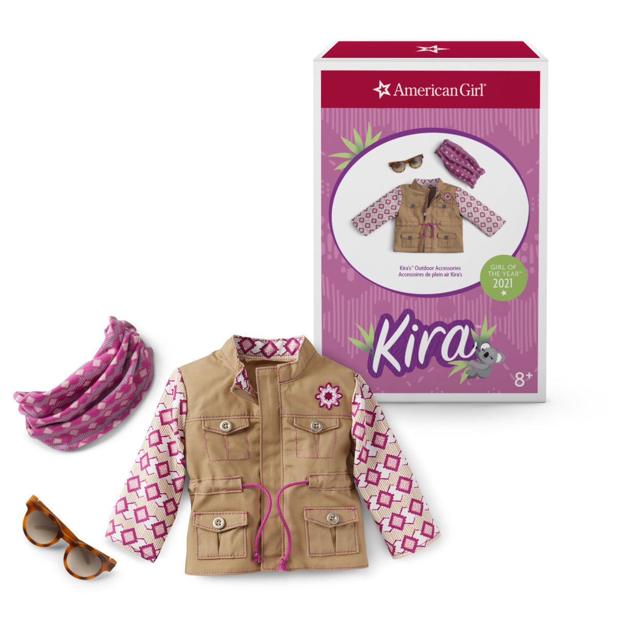 American Girl Girl of The Year 2021 Kira Bailey Outdoor Accessories for 18inch Dolls