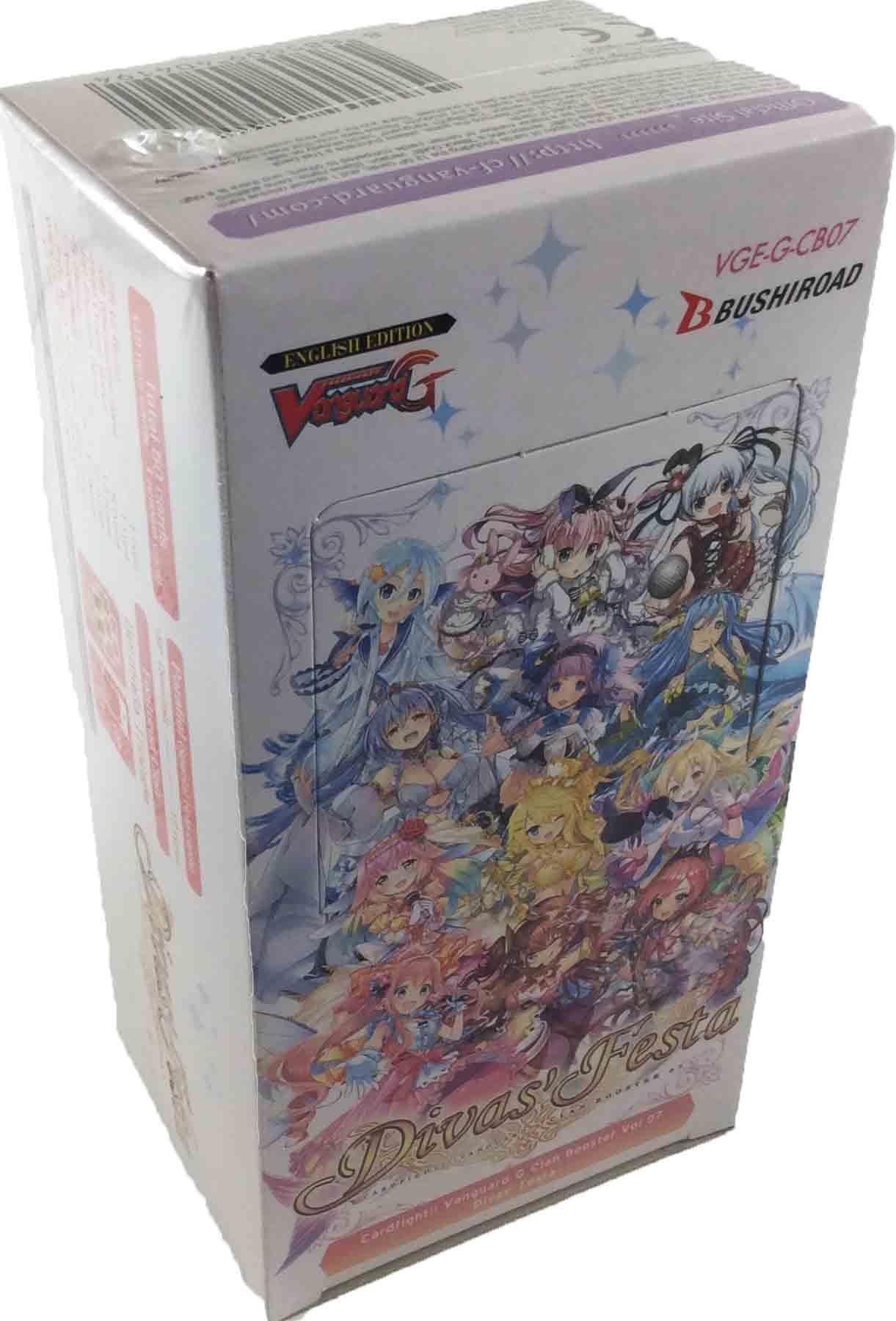 Cardfight Vanguard Vge-G-Cb07 G-Divas Festa Clan Booster Display, Multi Colour
