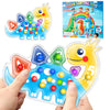 Color Sorting Toys Sensory Toys, Dinosaur Toy Montessori Toys For Toddler Activities Fine Motor Skill Game Travel Quiet Autism L