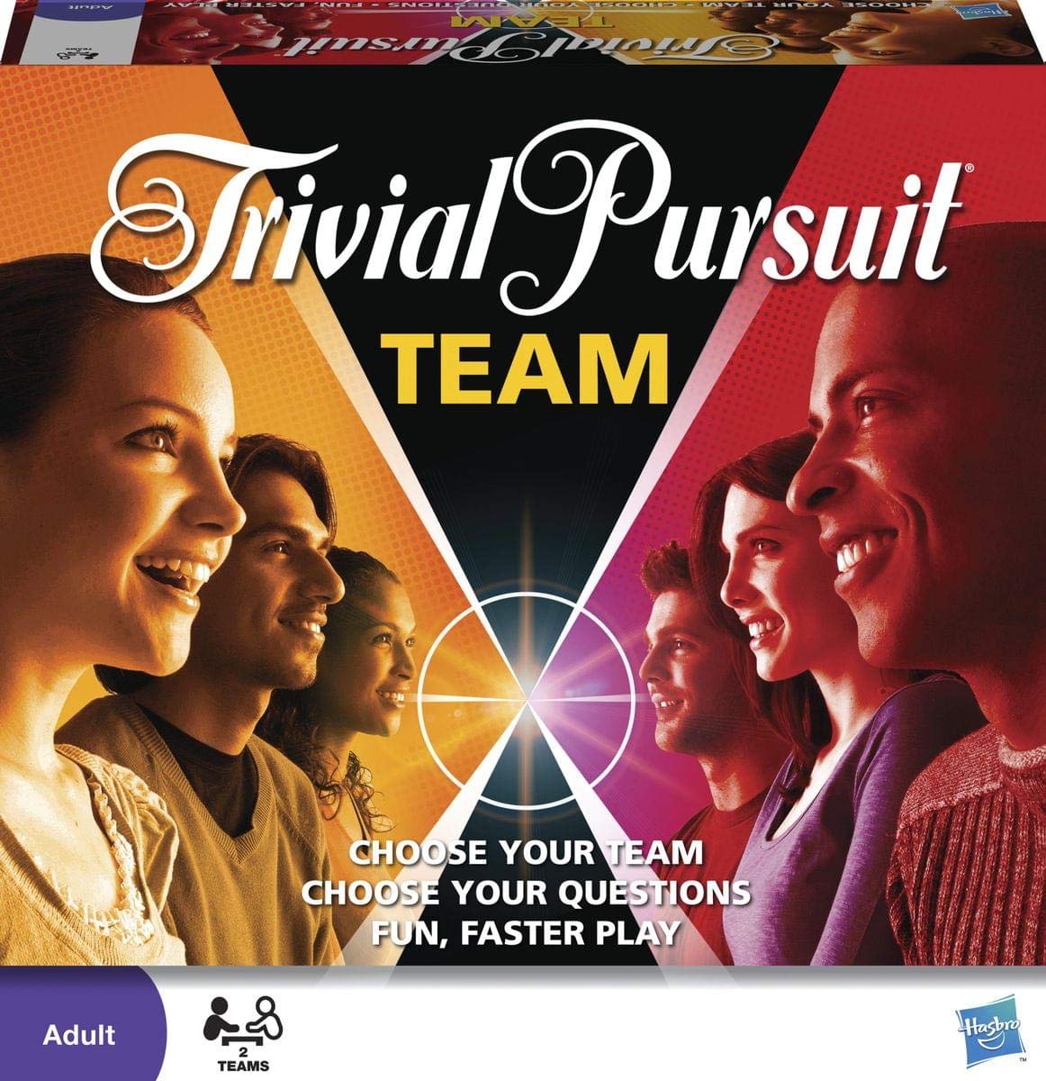Trivial Pursuit Team Game - Multi-colored, One Size, Plastic, Model 3692
