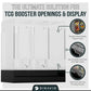 Dinavio Crafthouse 3-Slot Booster Pack Dispenser With Black Base - Fits 120 Booster Packs For Dispensing - Compatible With Tcg Trading Card Boosters And Sports Card Boosters - 4Mm Acrylic Stackable