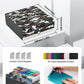 ZLCA Card Storage Box for MTG PTCG, Commander Deck Box Holds 3000+, Deck Storage Case with 4 Stoppers(Camouflage& White)