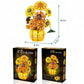 YYMayLsh Sunflowers Building Set, 1009PCS Plastic Home Decor for Adults, 5"x9"x11", Yellow/Orange, Van Gogh Prints Art