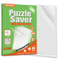 Nariolar Ultra-Adhesion Transparent Puzzle Glue Sheets, 64 Puzzle Saver Sheets for Preserving Up to 8x1000-Piece Jigsaws