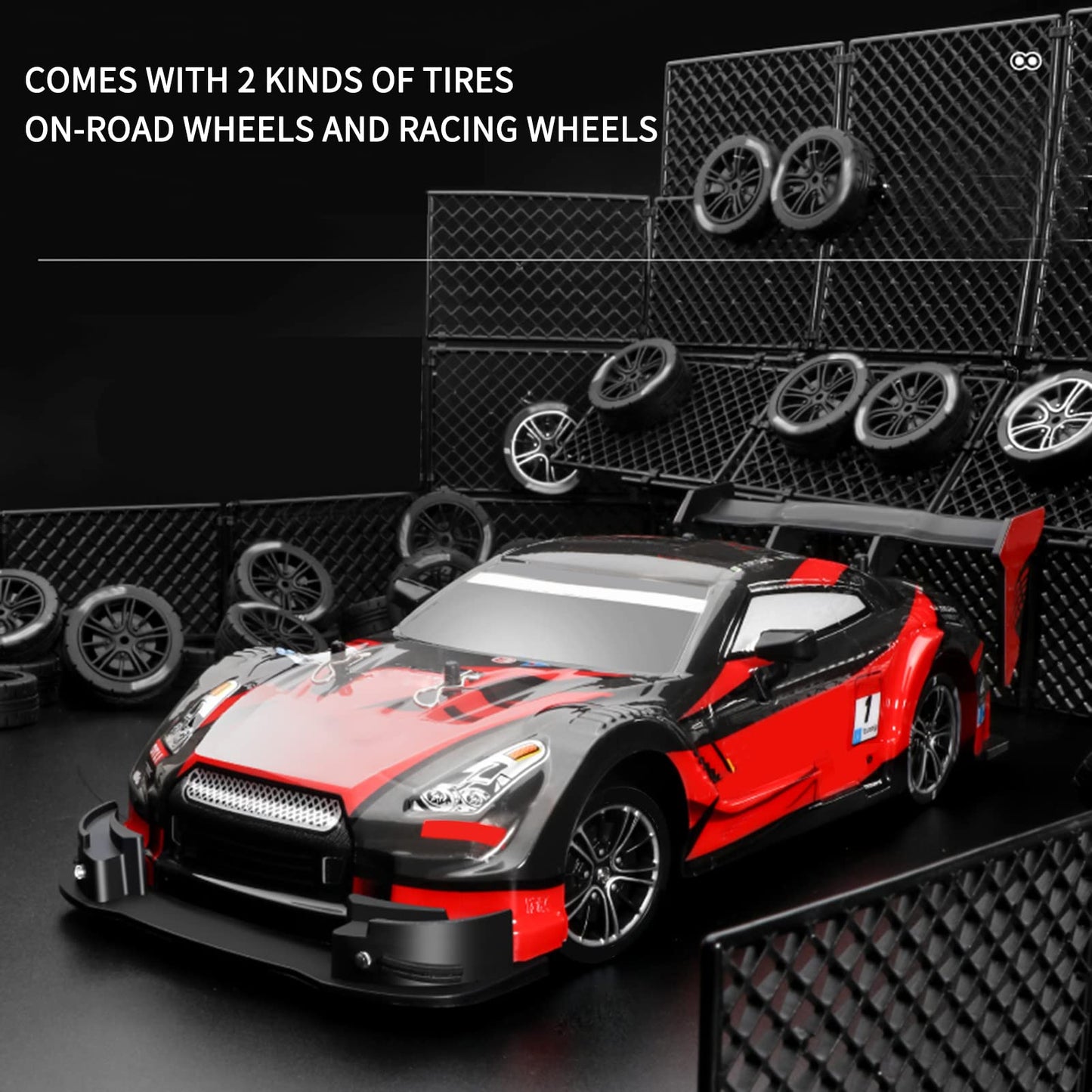 GoolRC RC Drift Car 1/16 RC Car Remote Control Car 2.4GHz 4WD 30km/h RC Race Car High Speed Kids Gift RTR RC Cars for Boys Water