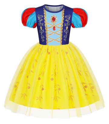 Benylion Princess Dress For Girls Christmas Dress Up Birthday Party Fancy Tulle Dress Halloween Cosplay Outfits Age 9-10 Years,
