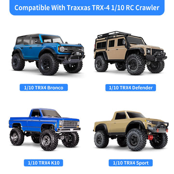AllinRC Brass Front C-Hub Carrier Upgrades for TRX-4 1/10 RC Crawler, Replace Parts 8232