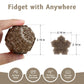 Black Fidgets Toys For Adults,Fidget Toys Adults,Stocking Stuffers For Teens&Kids,Fidget Toys For Teenage For Kids,Gifts For Tee