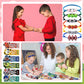 DIYDEC 30Pcs Valentines Sports Bracelets with Cards 6 Styles Soccer Basketball Bracelets for Kids Valentines Party Favors Sports