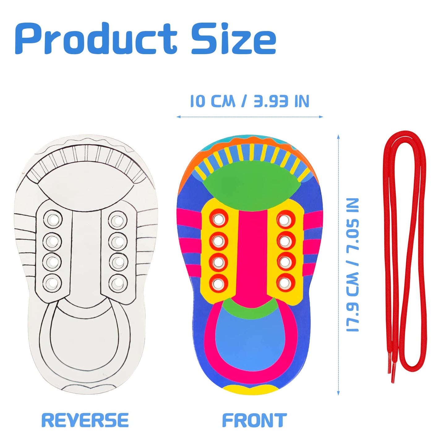Zakvoor 6 Sets Of Shoelace Threading Teaching Toys Learn To Tie Shoelaces Kindergarten Early Educational Rope Practice Bowknot P
