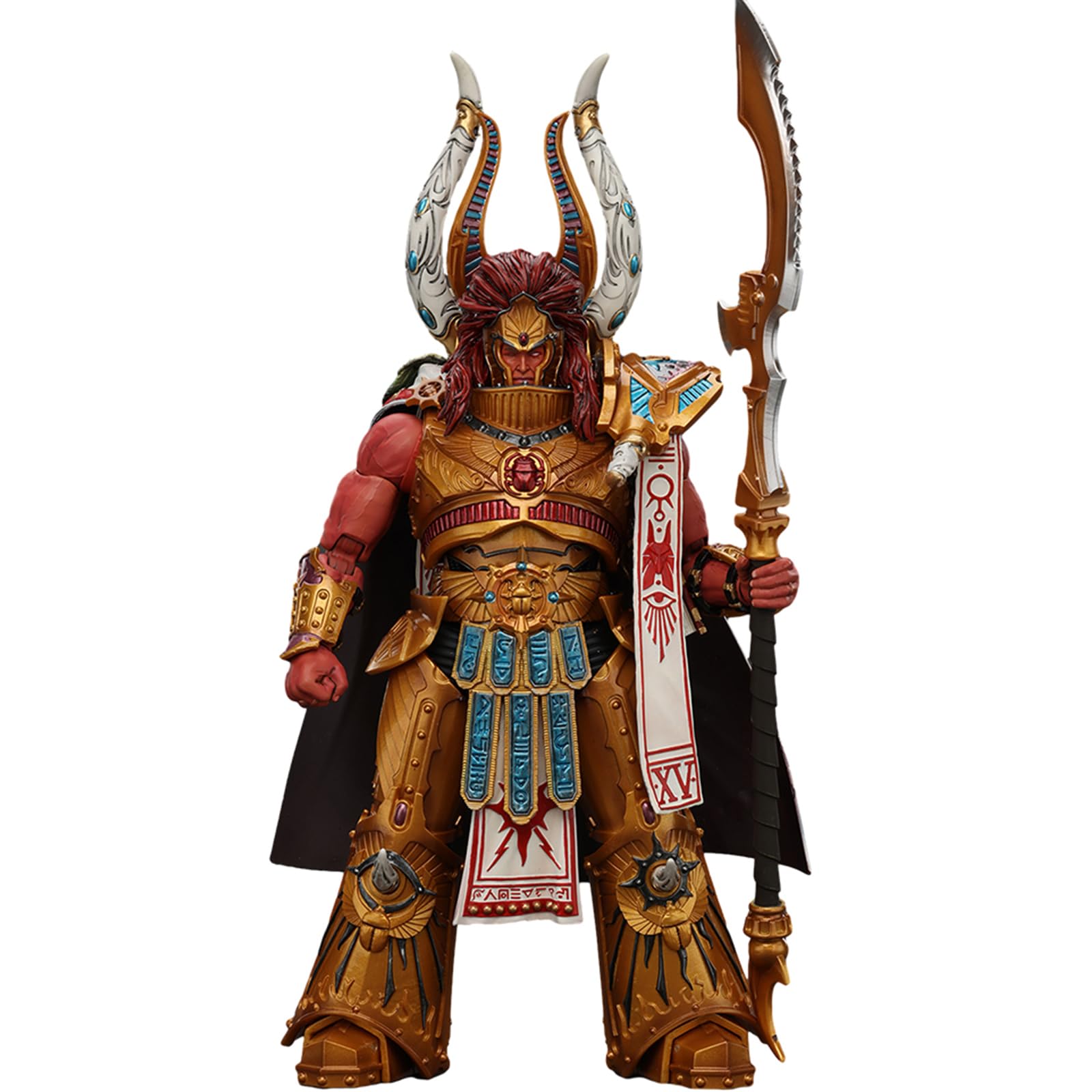 Joytoy Warhammer 40K Thousand Sons, 1/18 Thousand Sons Magnus The Red Primarch Of The Xvth Legion Action Figure Collect Model