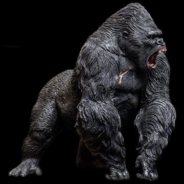 Gorilla King Kong Toys With Realistic Rock Action Figure Rampage Gorilla Fight Mode Gorilla Ape Solid Wild Animal Figurines For