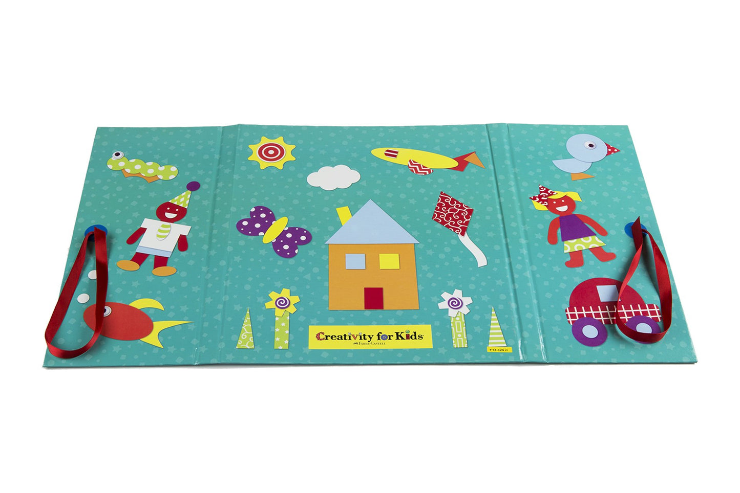 Creativity for Kids My First Fun Felt Shapes - Travel Friendly Felt Board for Toddlers, Crafts and Pretend Play - 100+ Pieces