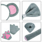 Dxhycc Mouse Costume Set Mouse Ears Headband Nose Bow Tie Tail Paws Tutu Skirt For Kids Girls Boys Halloween Costume Cosplay Party