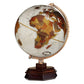 Replogle Globes Usonian Globe, Desktop World Globe, Bronze Metallic colored map, Raised Relief, 12/30cm diameter