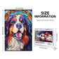 Havanese Dogs Lovers Stained Colorful Glass 1000 Pieces Art Painting Wooden Puzzle For Kids Adults, Birthday Mother'S Father'S D
