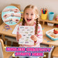 Scarmat 320pcs DIY Jewelry Sticker Kit, Multi-Colored Acrylic Stickers, Bracelet Set for Girls Ages 5-12, Model 907C