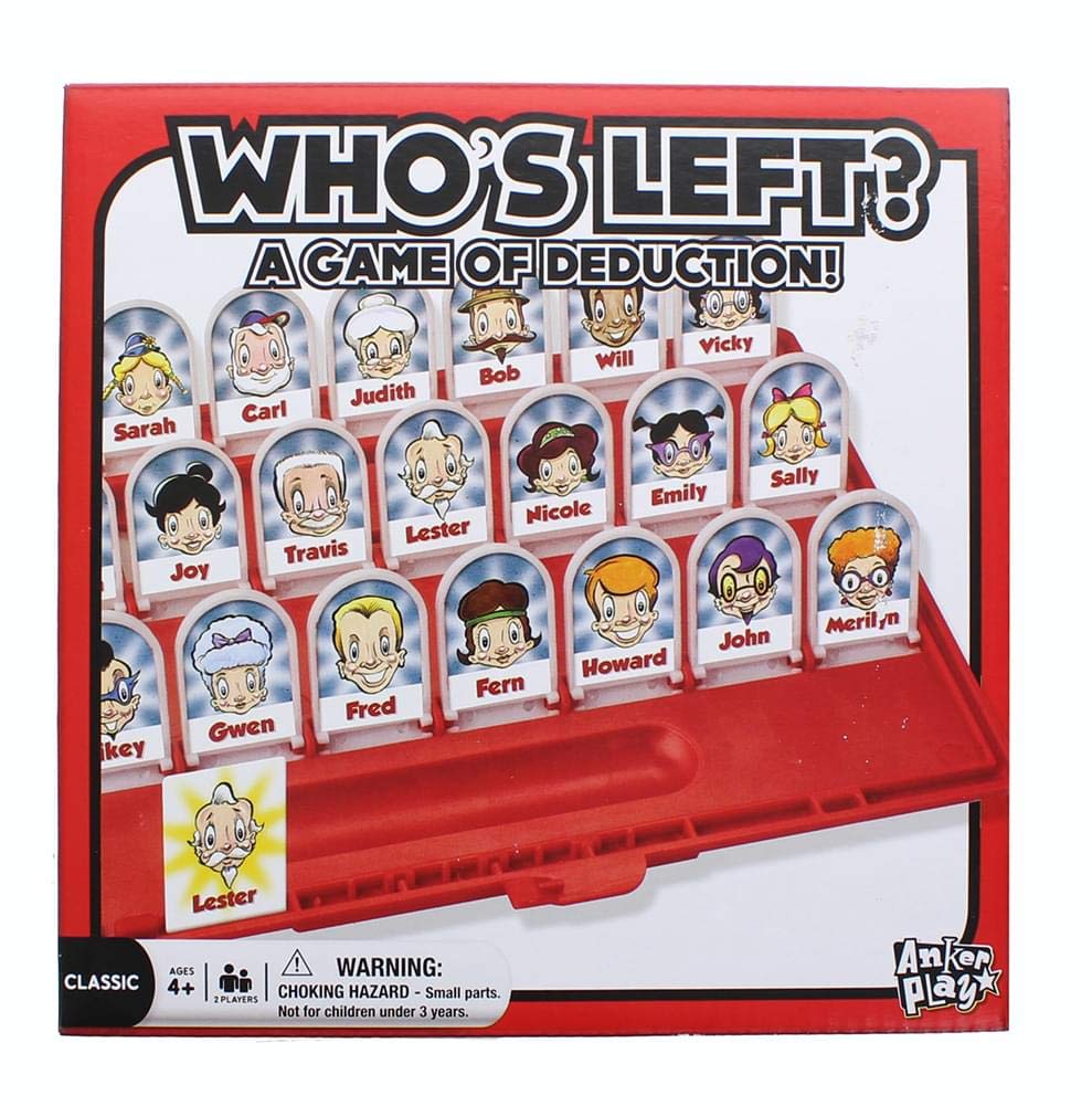 Anker Play Who'S Left? Deduction Game