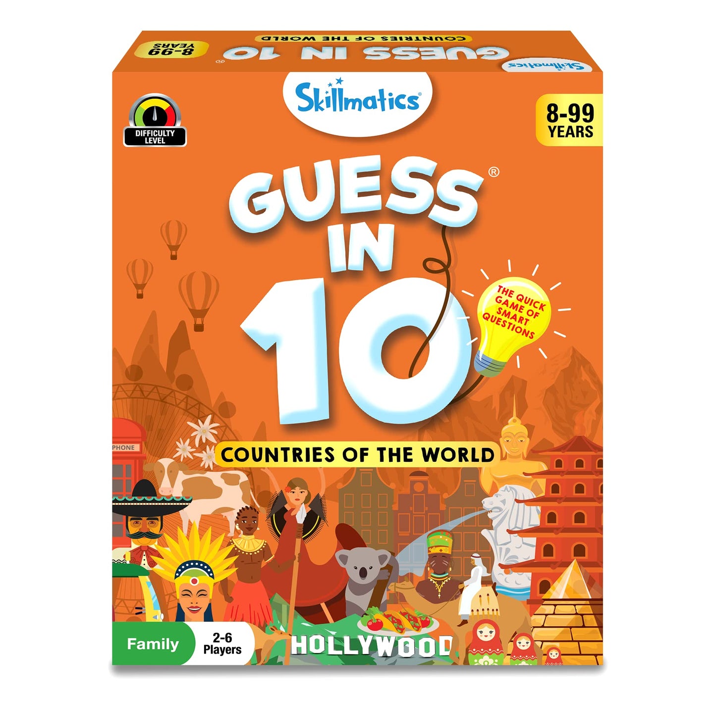 Skillmatics Card Game - Guess in 10 Countries, Multicolor, for Kids Ages 8+, Model SKILL56GCW